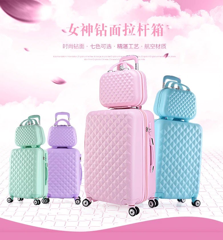 Пластиковый чемодан на колесах с сумкой INFEYLAY купить на Алиэкспресс